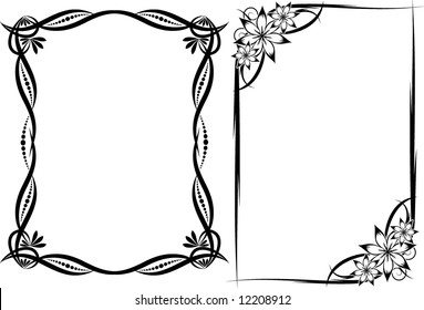 floral frames