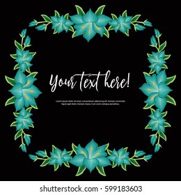 Floral Frames - Mexican Embroidery Style