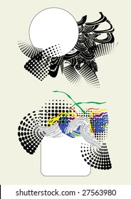 floral frames for text