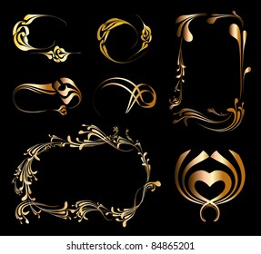 Floral frames for text