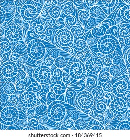Floral (frosty) vector