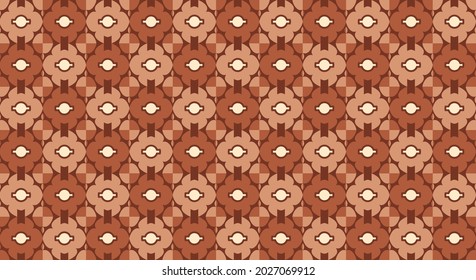 floral and fruit pattern background, modern shape composition, eps 10 vector.