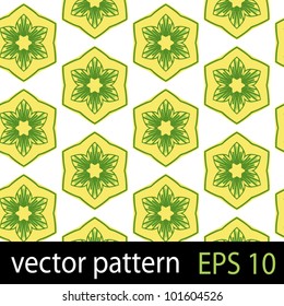 Floral fruit pattern. Seamless abstract colorful vector background