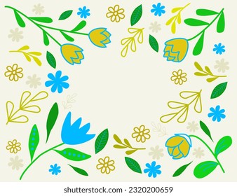 Floral Fusion: Vibrant Abstract Flower Background Vector and Colorful flowers.