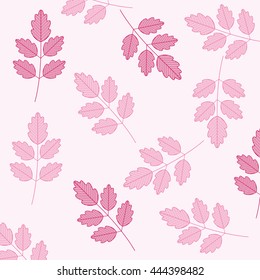 Floral and garden concept represented by background of leaves icon. Colorfull and flat illustration