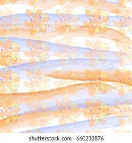 Floral gentle watercolor background
