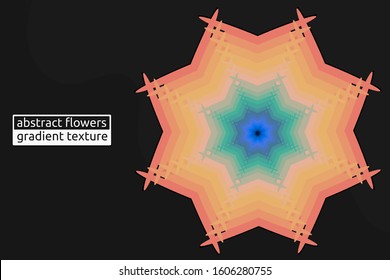 floral geometric abstract texture vector display