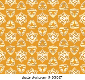 floral geometric decorative texture. seamless vector illustration. for Valentine's day, Wedding, greeting invitations. modern ornament