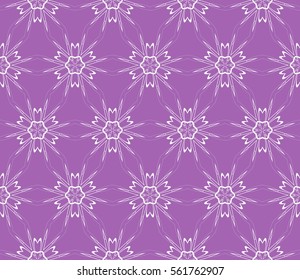 floral geometric lace ornament. Vector seamless pattern. Modern stylish design. Contemporary graphic. for design, wallpaper, invitation, fabric, textile, decor. silver, purple color