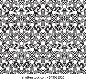 floral geometric lace texture. seamless vector illustration. for Valentine's day, Wedding, greeting invitations. Ethnic ornament
