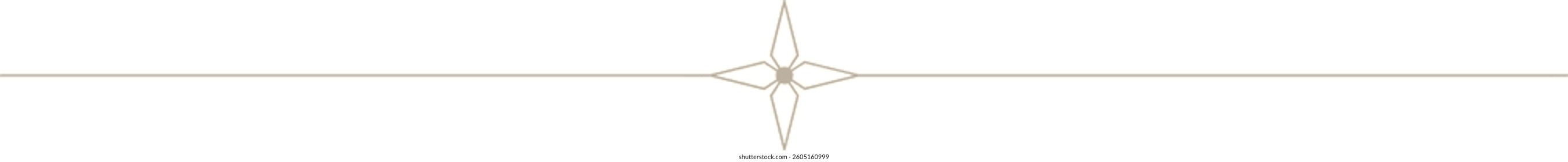 Floral Geometric Motif Text Divider