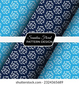 Floral geometric Pattern design use in textile