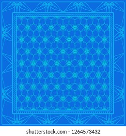 Floral Geometric Pattern for Fashion Design. Creative Vector Illustration. Color.