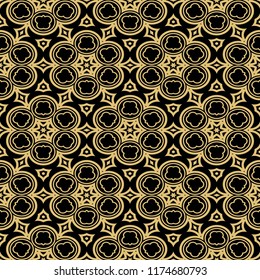 Floral Geometric pattern. Seamless texture color background. Element for design. Vector illustration.