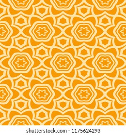 Floral Geometric pattern. Seamless texture color background. Element for design. Vector illustration.