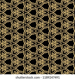 Floral Geometric pattern. Seamless texture color background. Element for design. Vector illustration.