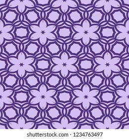 Floral Geometric pattern. Seamless texture color background. Element for design. Vector illustration.