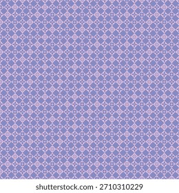 Padrão geométrico floral com cores sutis de lavanda
