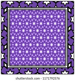 Floral Geometric Pattern. Vector illustration. design for wallpaper, flyer, book, brochure