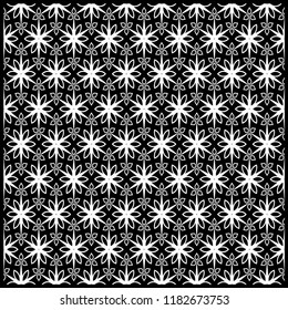 Floral Geometric Pattern. Vector illustration. design for wallpaper, flyer, book, brochure