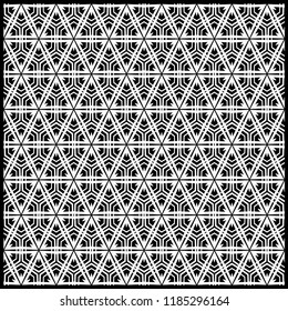 Floral Geometric Pattern. vector illustration. For fabric, textile, bandana, scarg, print
