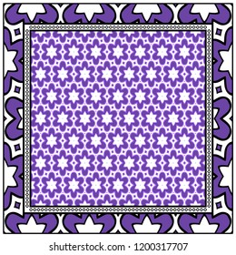 Floral Geometric Pattern. Vector illustration. design for wallpaper, flyer, book, brochure