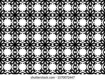 Floral geometric pattern vector ornaments for background, business and other