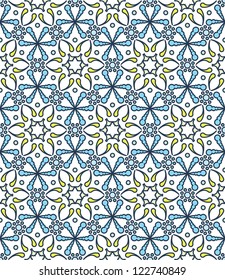 Floral and geometric patterns