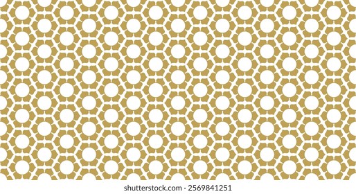 Floral geometric repeating pattern. Vector seamless background