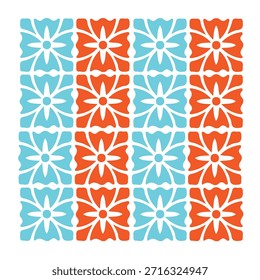 Floral Geometric Seamless Pattern .Nice Pattern