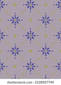Floral geometric seamless pattern. Simple vector white and gold abstract background with small flowers, tiny crosses, grid, lattice. Subtle minimalist repeat wide texture. Luxury design