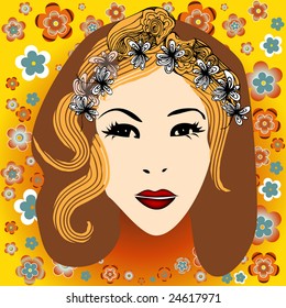 floral girl