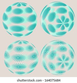 Floral globes
