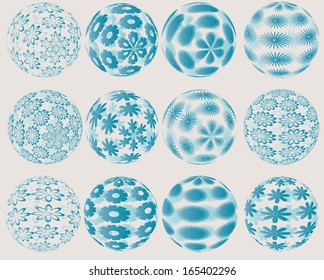 Floral globes 