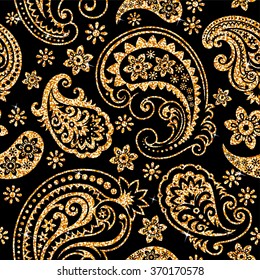 floral golden wallpaper