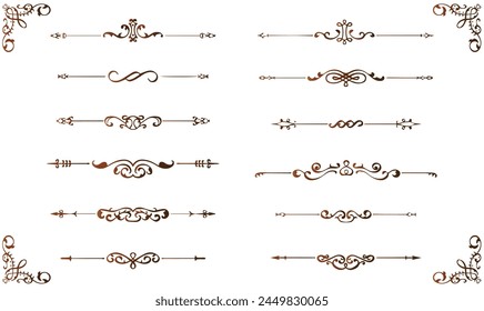 Floral, Gothic, Vector, Patterns, png.