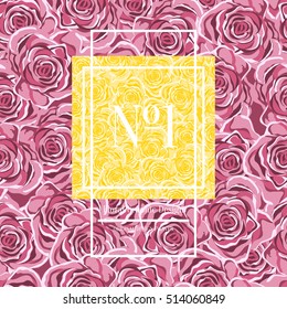 Floral Graphic Design. Flower artwork for print to t-shirt, label floral shop, cosmetics branding, Wedding Invitation or Congratulation, art banner and etc. Vector illustration