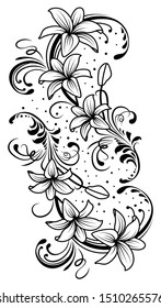 Floral Graphic Design Vector Art Decorative Stock Vector (Royalty Free ...