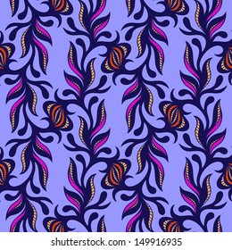 Floral Graphic Seamless Pattern