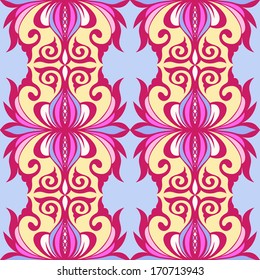 Floral Graphic Seamless Pattern.