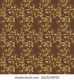 Floral graphic seamless pattern for decorating all fashion designs, fabrics, wallpapers and prints. on a dark background