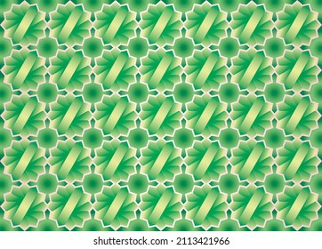 Floral graphics tiled together as a background