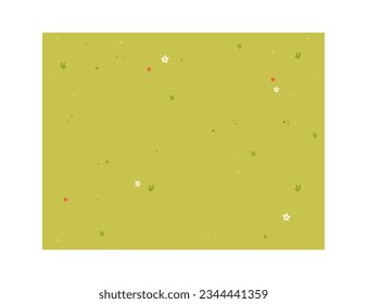 Floral Grass Background Vector Illustration