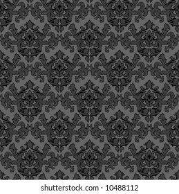 textura antigua sin soldadura de color gris floral