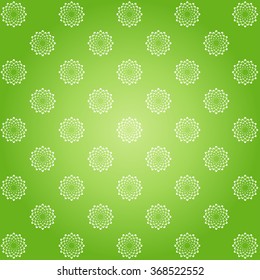 Floral green background. 