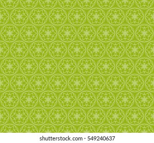 floral green geometric seamless pattern. flower and leaves. vector illustration. for Valentine's day, Wedding, greeting invitations.