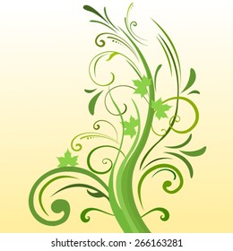 Floral Green Pattern