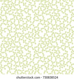 Floral green seamless pattern. Repetitive abstract geometrical background. Seamless leaves texture.