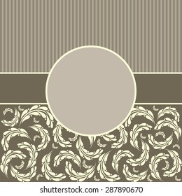 Floral greeting Background.