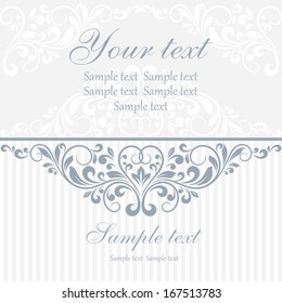 Floral greeting card 